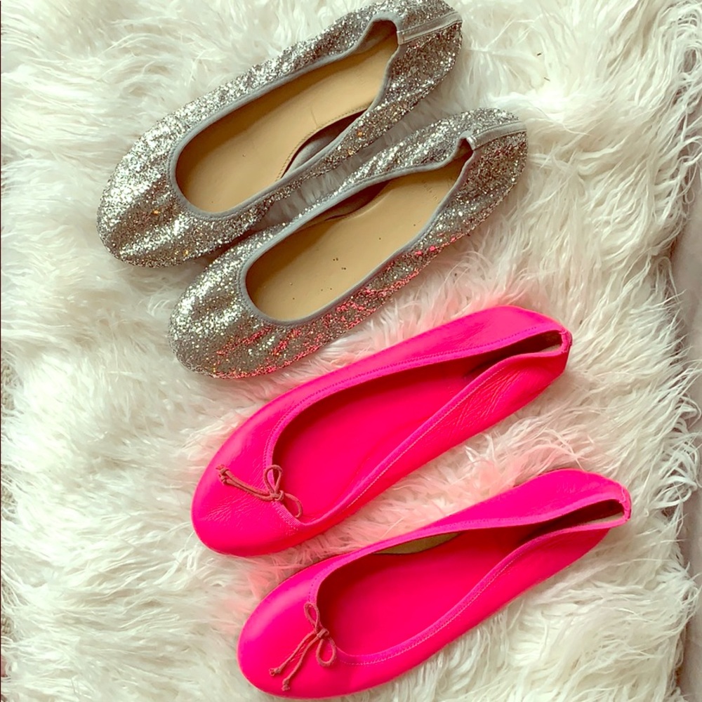 J Crew flats-2 pairs